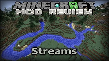 Minecraft Mod Review - Ep226 - Streams (Flowing Rivers)