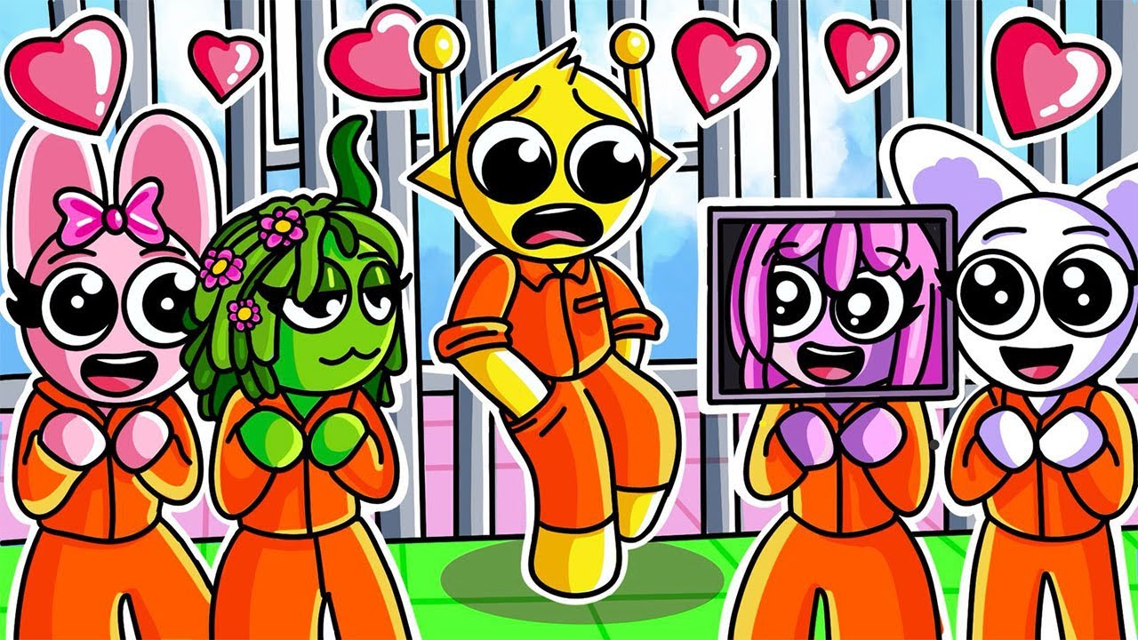 ME QUEDO ATRAPADO en una PRISIÓN de CHICAS en Roblox (sprunki roblox)