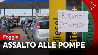 Carburanti, è emergenza in Puglia: assalto ai distributori a Foggia mentre le scorte scarseggiano
