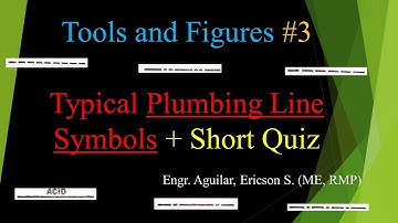 Tools & Figures #3: Typical Plumbing Line Symbols