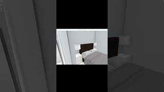 denah 2D dan 3D rumah hook ukuran 7,5x14 meter dg 3 kamar tidur #denahrumah #denahrumah3d #homedecor