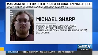 Springfield man facing 100 counts of animal sexual abuse, child porn charges