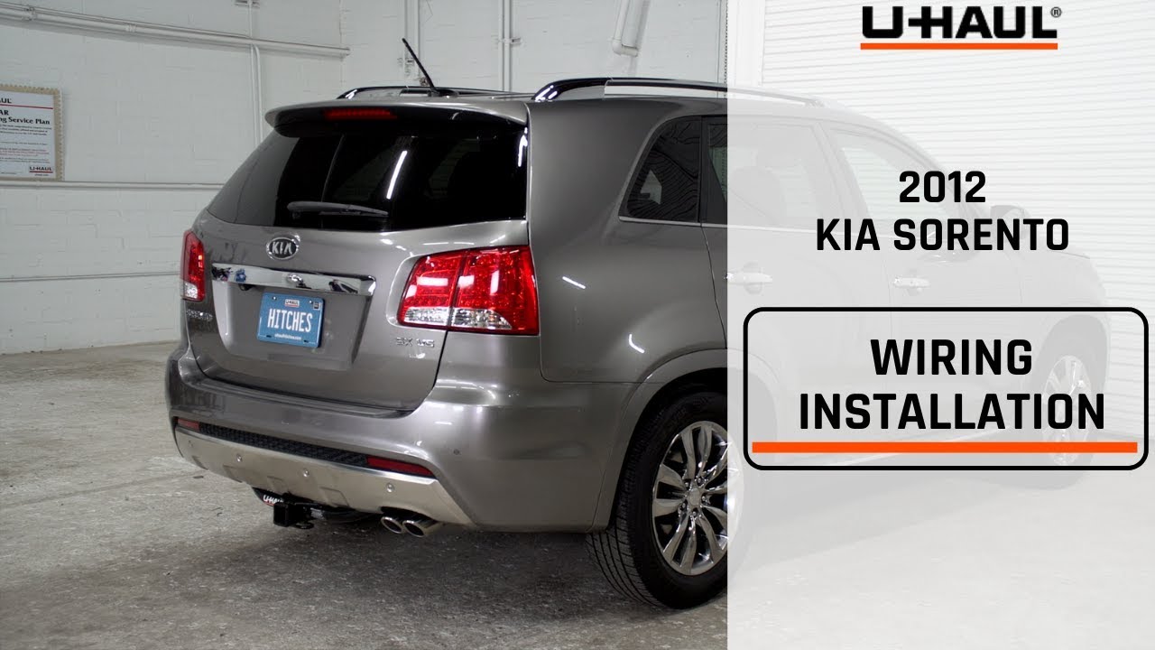 2012 Kia Sorento Trailer Wiring Harness Installation - YouTube