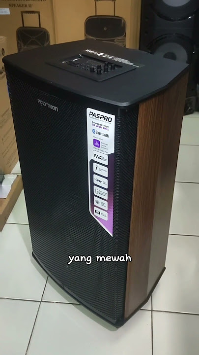 Speaker portable Polytron PAS PRO12F6 #polytron #speaker  #purworejojateng #fypシ #jogjakarta