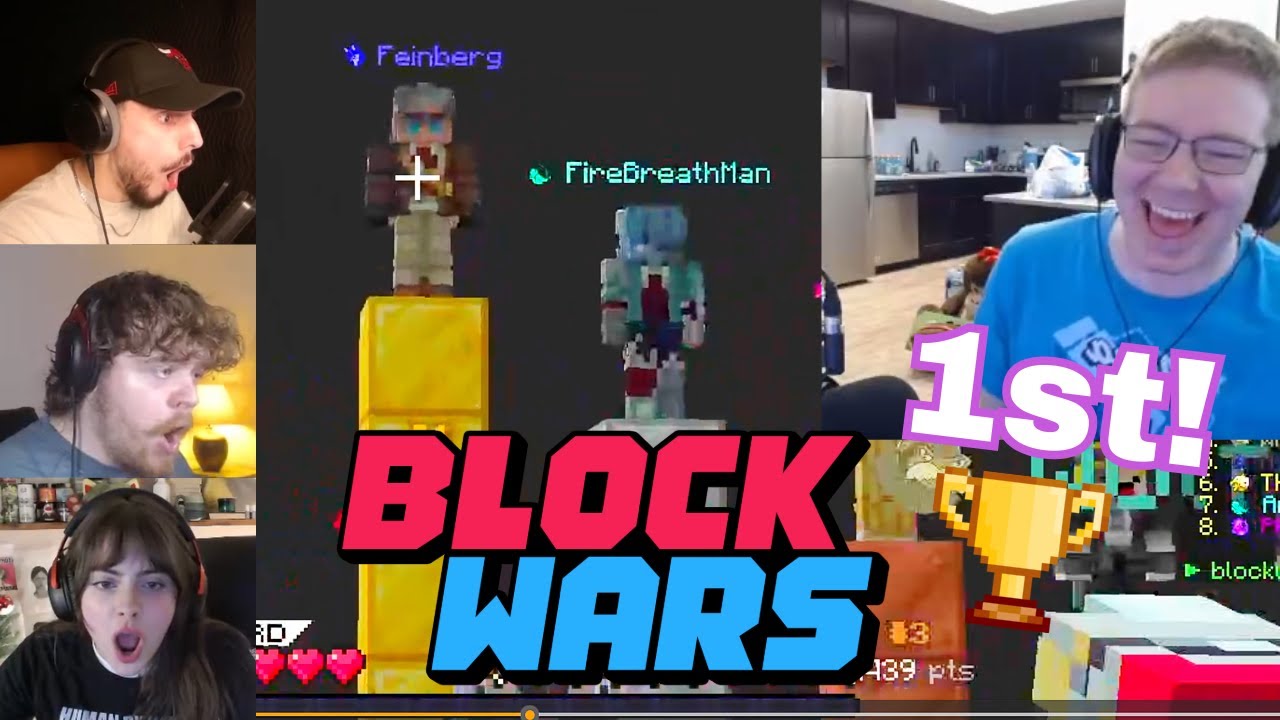 Файнберг доминирует в Blockwars вместе со стримерами CSGO.