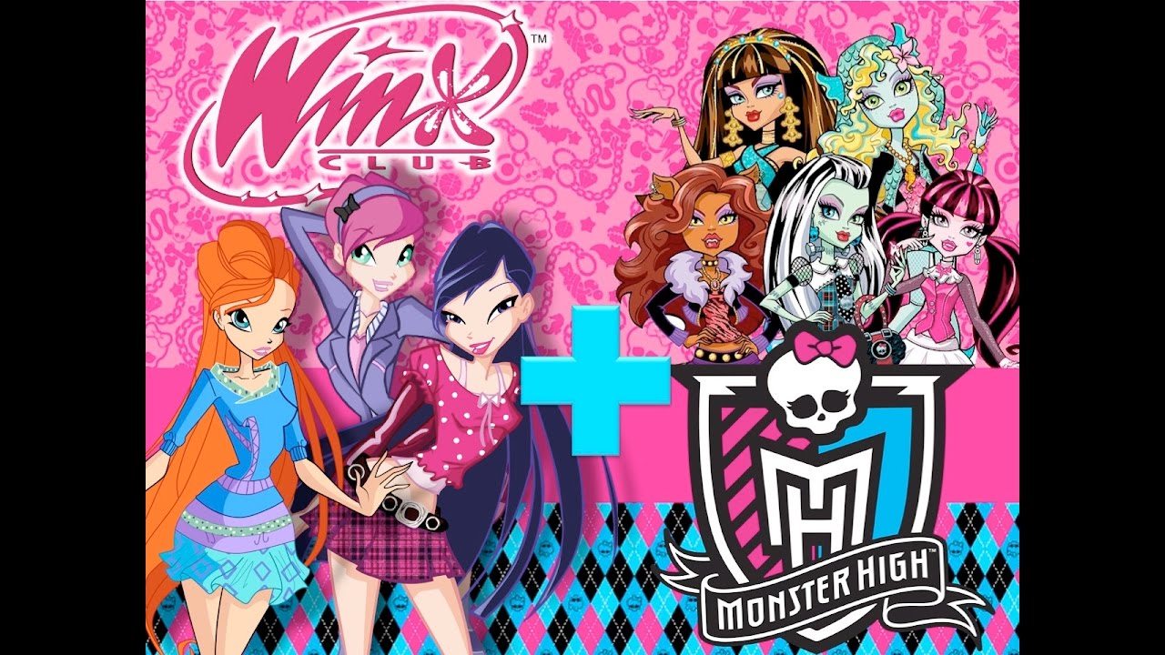 Картинки винкс барби монстр хай