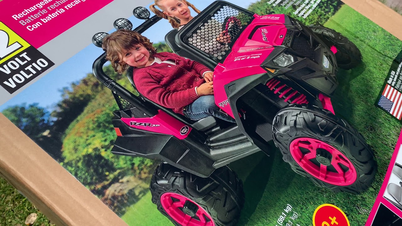 Peg Perego Rózowe Kids UNBOXING Peg-perego RZR 900 - YouTube