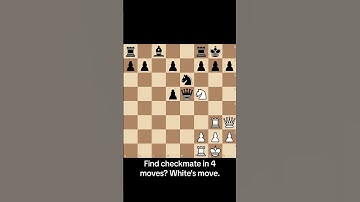 Find checkmate in 4 moves? White