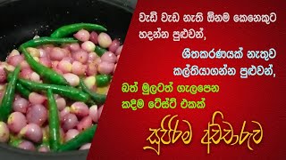 ලූණු අච්චාරුව | Lunu achcharuwa | Sinhala Achcharu | Easy achcharu recipe sinhala ?