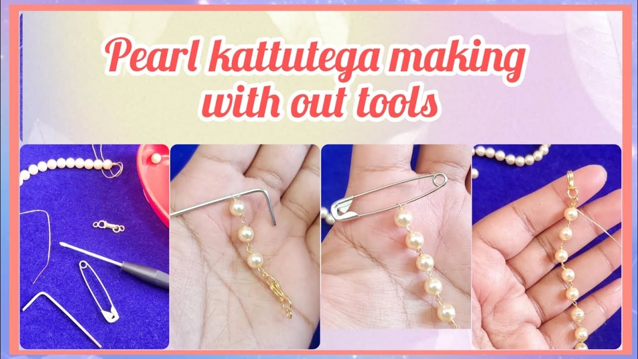 ✨️Pearl kattutega making with out tools✨️@ASCollections28 #making #pearl #handmade #diy #tutorial