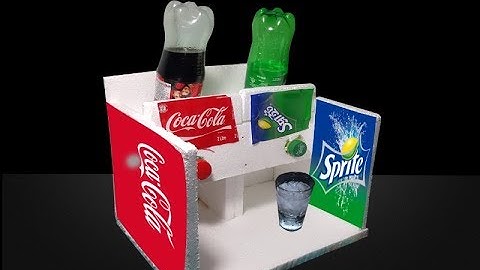 How to Make Coca Cola Soda Fountain Machine with 2 Different Drinks at Home