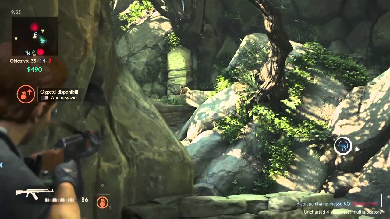 Uncharted 4 weekend open Beta | First match by X_Dark_Assassin with fubuki72 and small problem |