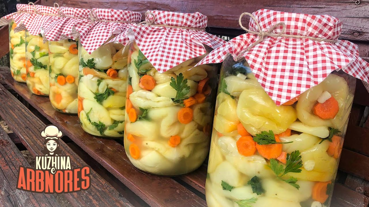 Recete e vjeter e gjysheve tona, speca turshi me vaj dhe huder. Pa konzervanse