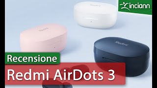 Recensione Cuffie True Wireless Xiaomi Redmi AirDots 3 Bt5.2 Dual Driver  aptx adattativo 7H batteria - YouTube