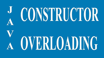 Constructor Overloading in Java--how to overload constructor in java