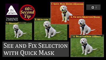 60 Second Tip: See and Fix Selection with Quick Mask