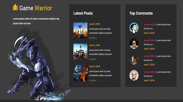 Gaming website html css javascript | gaming website html css | Download free source code