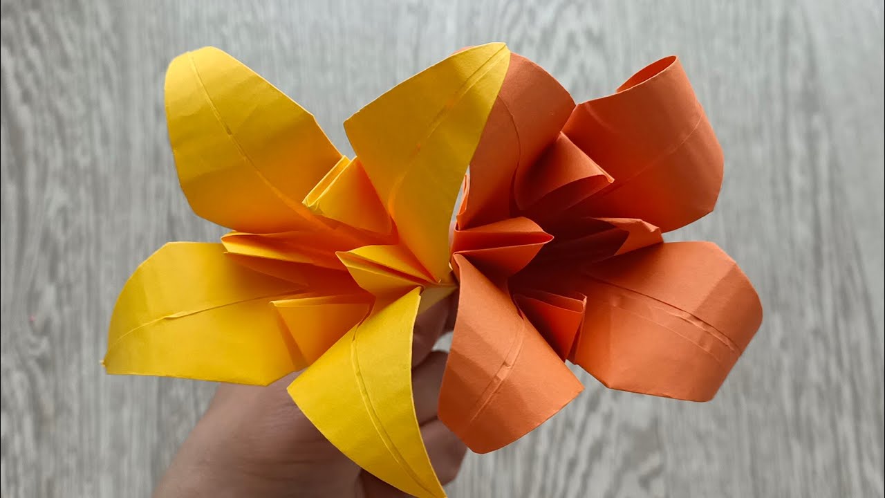 Comment créer une fleur de lys en papier ⚜️Tuto fleur de lys en origami