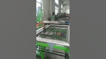cnc wire mesh steel shelf animal cage spot welding machine