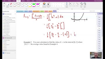 AP Calculus AB | 8-1 Average Value of a Function