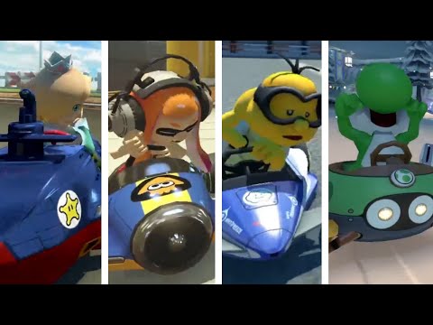 Mario Kart 8 Deluxe All Characters Losing Animations 12th Place
