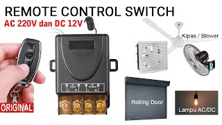 RF Remote Switch AC 220V and DC 12 - 80Volt