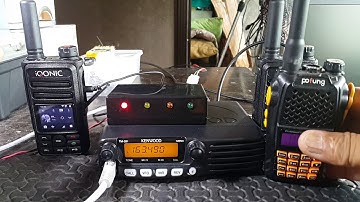 IQONIC IP radio linked to 2meter/70cm  radio