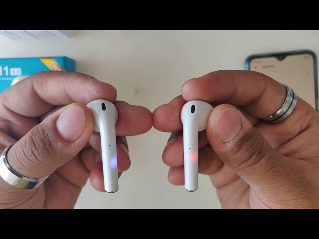 how to connect i11 tws wireless headset (hindi) class=