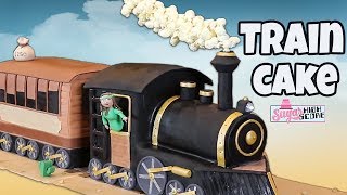 How To Make a 3D TRAIN CAKE