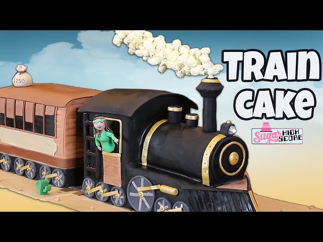 Making and Decorating a Cake Train - Delishably
