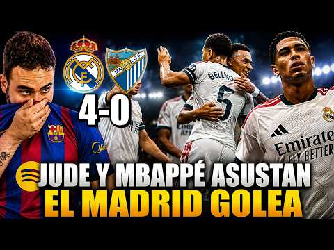 El MADRID ASUSTA y GOLEA 4-0 al MÁLAGA ¡BRUTAL BELLINGHAM y OTRO GOL MBAPPÉ! VAN MUY EN SERIO