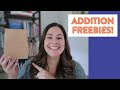 FREE and fun addition activities for first grade // SIX addition freebies and activities