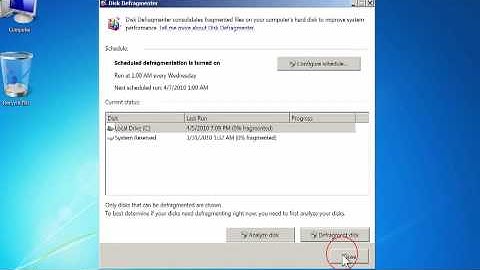 How To Speed Up Your Computer with Disk Defragmenter