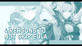 4 REASONS NOT TO SKIP #EULA