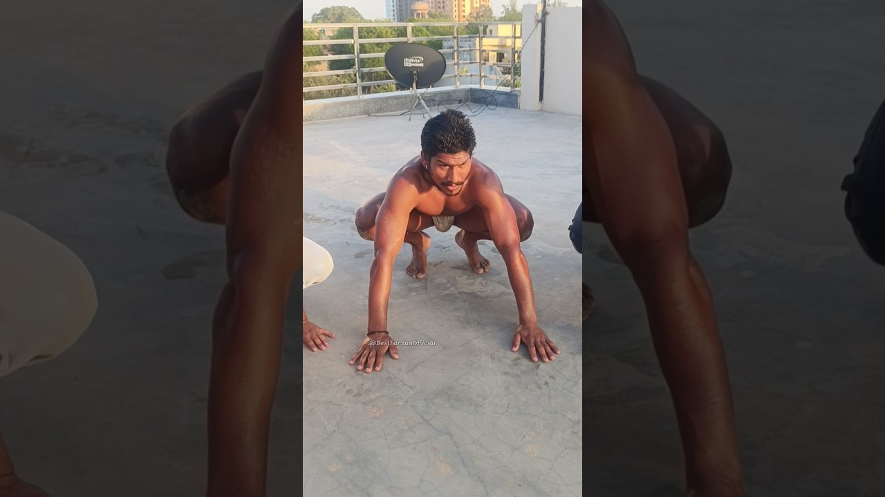 सपाटे लगाने का सही तरीका #Desi Tarzan Sapate kaise lagayen #viralshorts #fitness #sapate