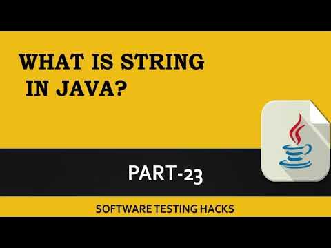 What is String? Why String is Immutable in Java | Part 23 | Java ...