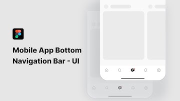 How to Design a Mobile Bottom Navigation Bar UI in Figma | Step-by-Step Tutorial