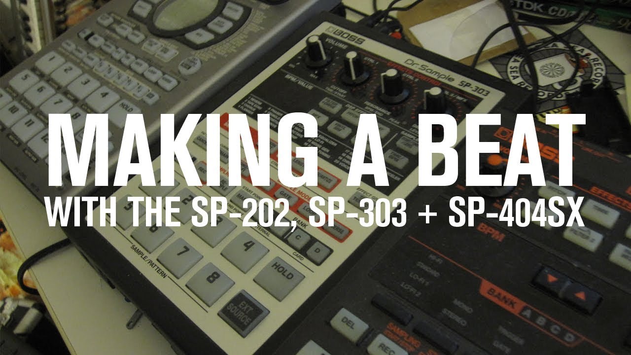 Making a beat with SP-202, SP-303 and SP-404SX - Conjoined resample method
