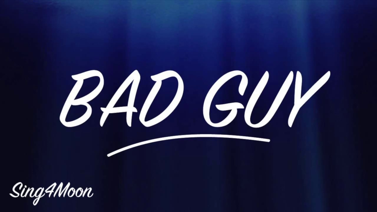 bad guy Billie Eilish (Karaoke Instrumental) YouTube