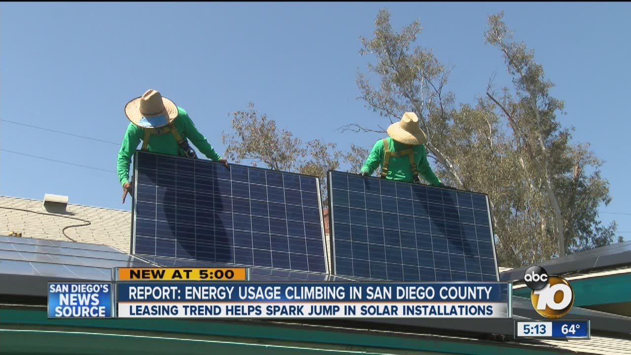 San Diego sees spike in solar panel installations