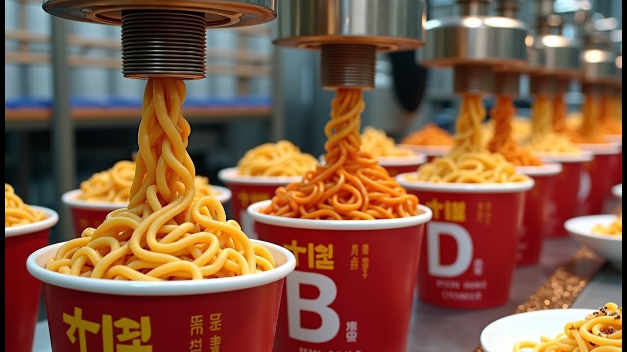 How INSTANT NOODLES Are Made in Factories Billion dollar Noodle