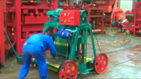 QMJ4-45 egg laying brick machine in africa