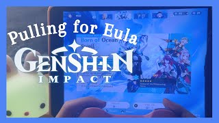 Pulling for Eula ASMR | Genshin Impact gameplay | Handcam | Controller ASMR
