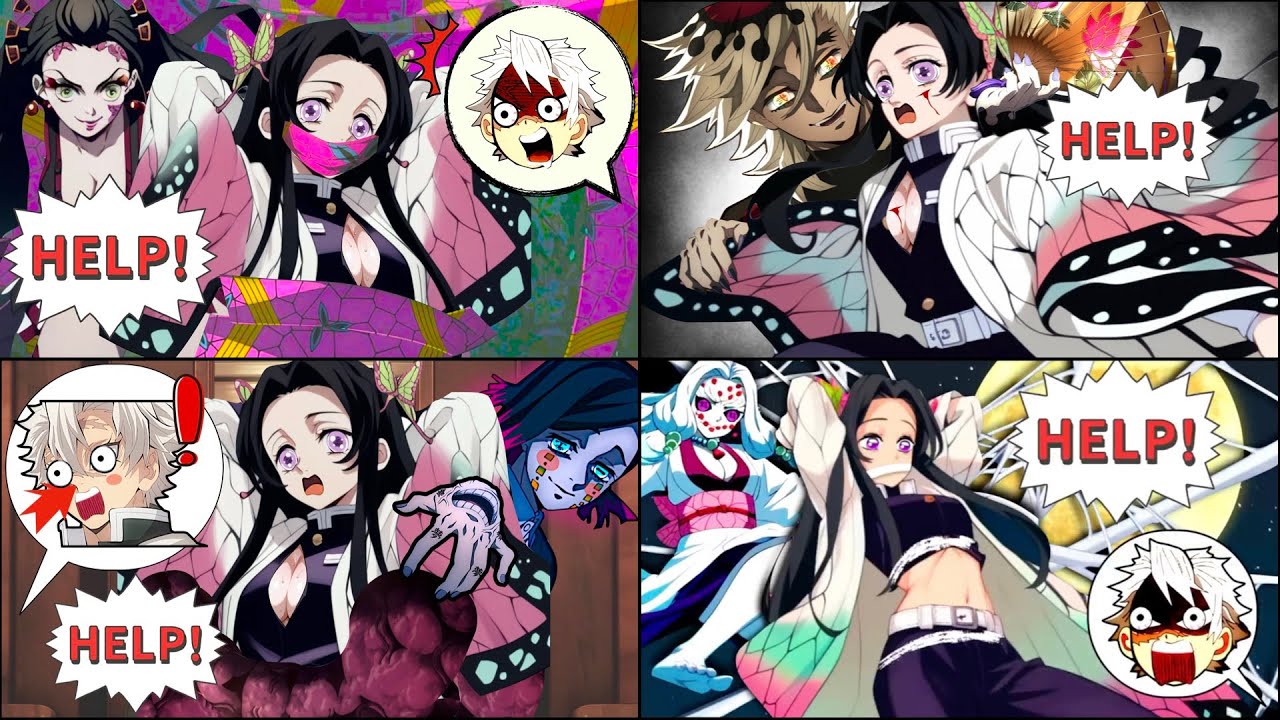 【鬼滅の刃】胡蝶カナエが鬼に捕まるアニメ【Demonslayer】An anime in which Kocho Kanae is captured by a demon