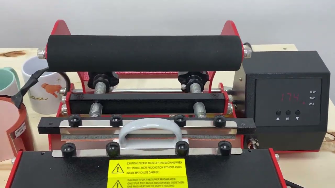 Plancha Tazas 6 en 1 MP-10B - Vídeo Rápido