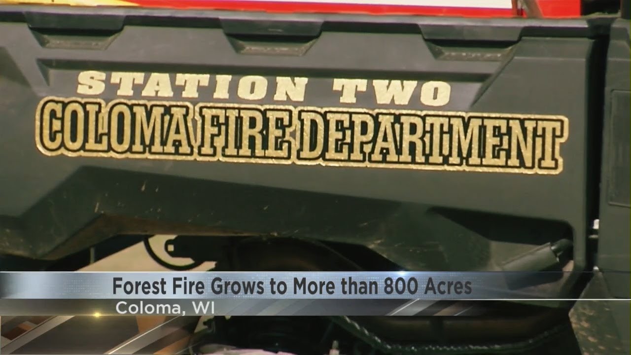 Coloma forest fire grows to 830 acres, 99 contained YouTube