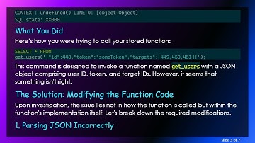 Calling Stored Function in PostgreSQL 12 with JSON Argument: Troubleshooting Guide