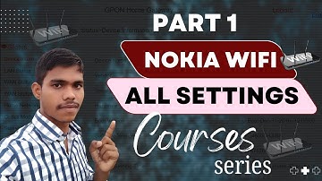 Part 1 📸 Nokia WiFi Router Series 2025 || Wan Status,Wan Status Ipv6 Use Nokia WiFi Router ||#subisu