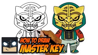 how to draw fortnite master key