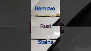 How to easily remove rust stains from you car! #automobile #carmaintenance #rust #wax #diy